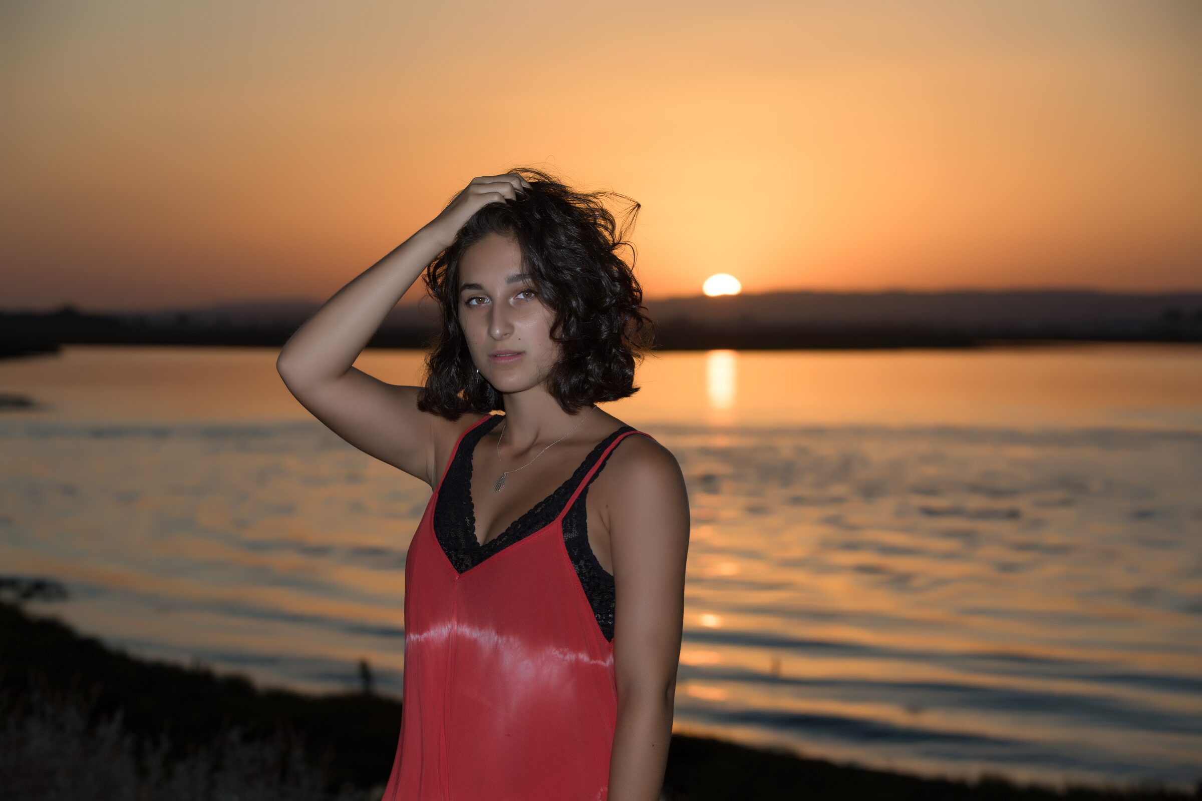 Atardecer en la playa