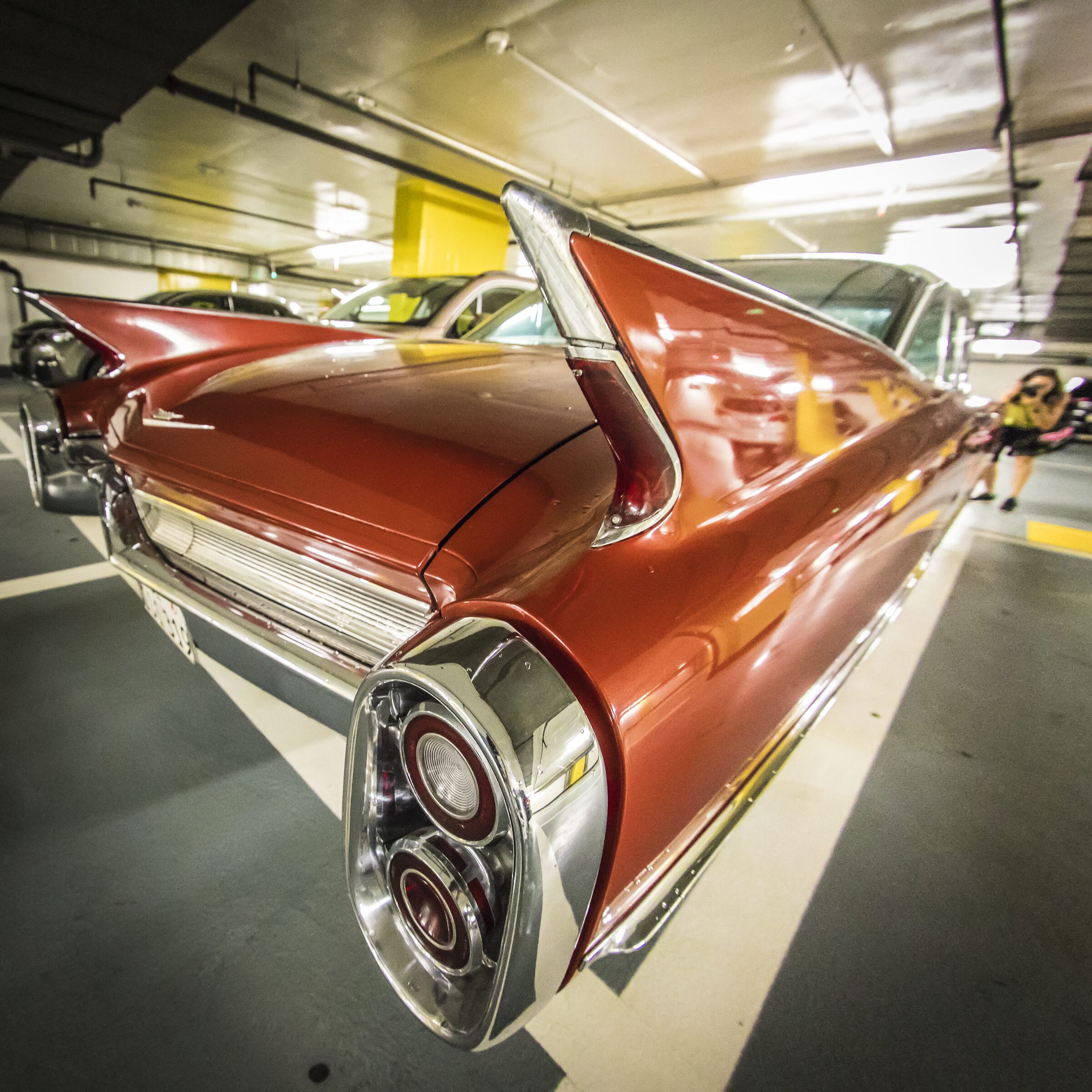 Clásico Automóvil en Garage